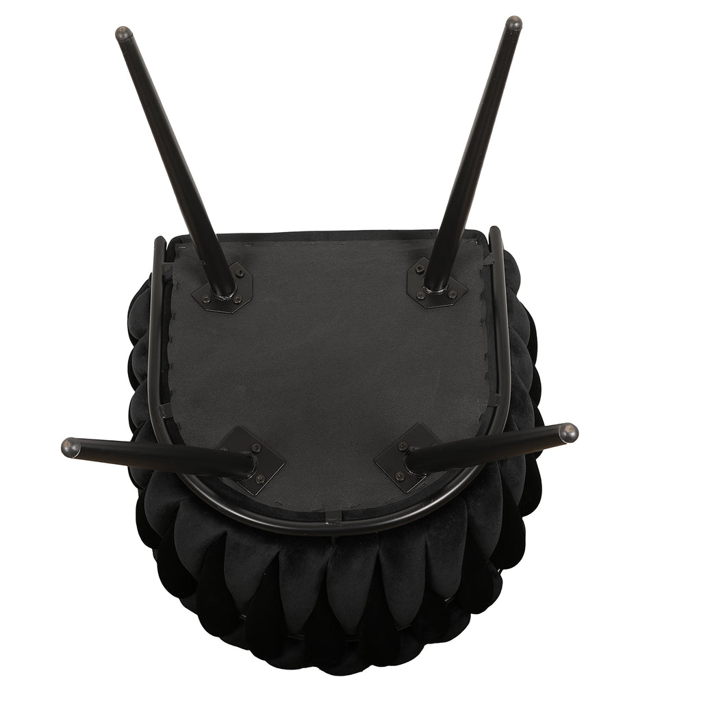 Wave Chair zwart (set van 2)